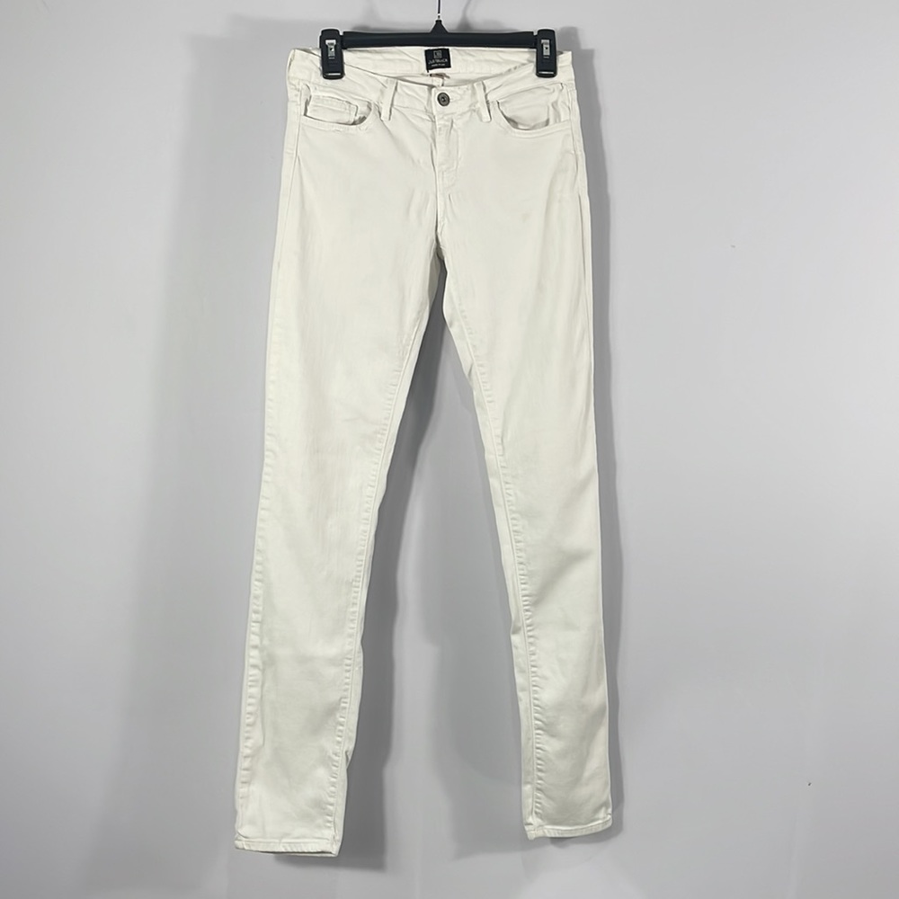 Just Black, White Denim Jeans, Size 29, - Picture 7 of 7